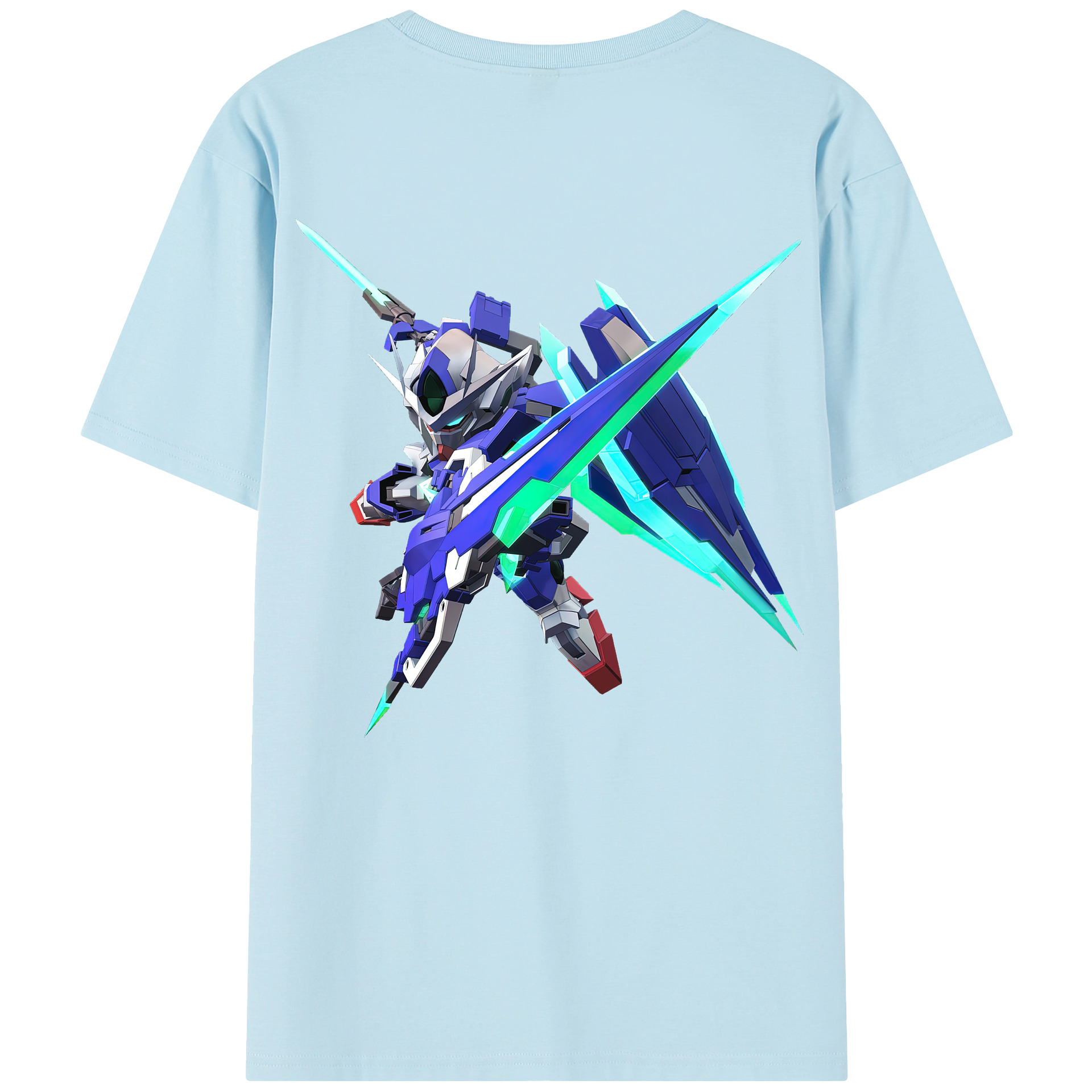 （画像用） 機動戦士ガンダム Mobile Suit Gundam 綿100％半袖Tシャツ（背面プリント）